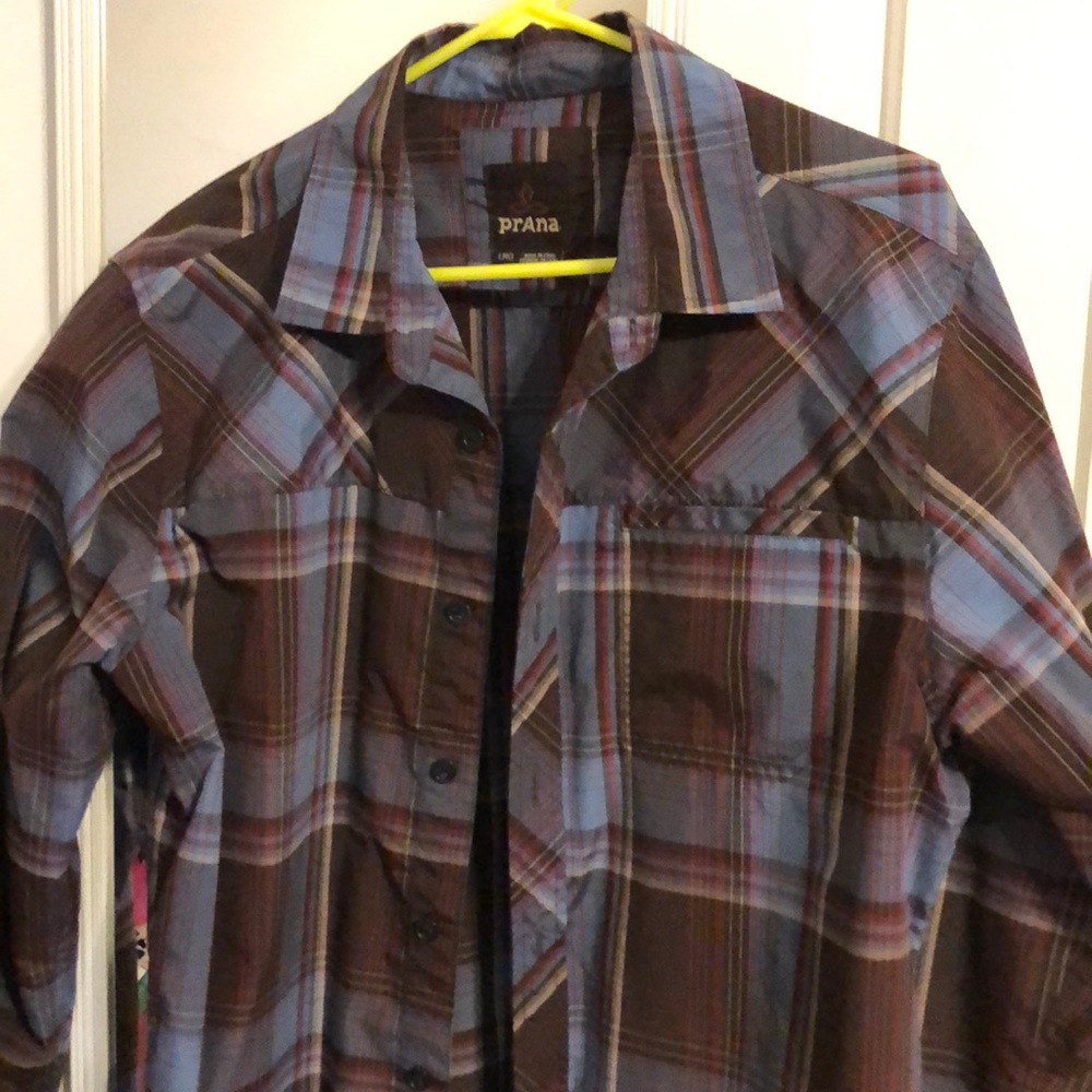 Prana button down semi-dress shirt